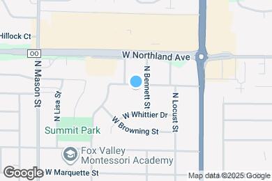 Map image of the property - 915 W Weiland Ave