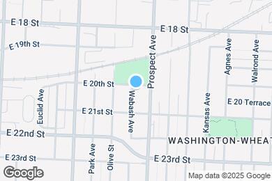 Map image of the property - 2003 Wabash Ave