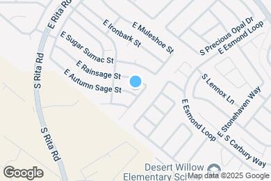 Map image of the property - 9151 E Autumn Sage St