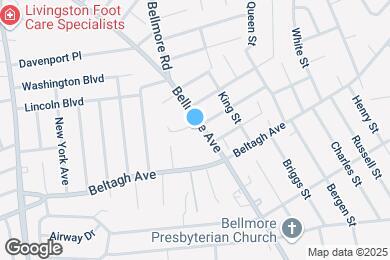 Map image of the property - 1850 Bellmore Ave