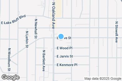 Map image of the property - 1821 E Olive St