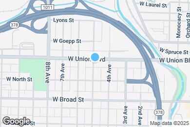 Map image of the property - 531 W Union Blvd