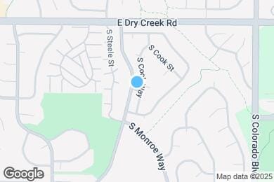 Map image of the property - 7635 S Cook Way