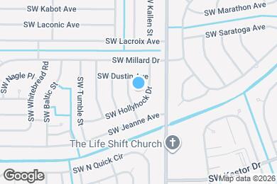Map image of the property - 332 SW Hollyhock Ct