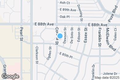 Map image of the property - 8740 Corona St