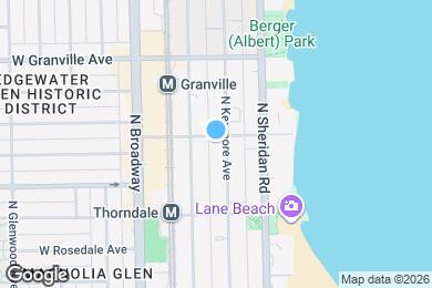 Map image of the property - 6040 N Kenmore Ave