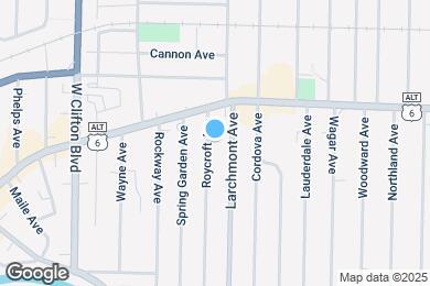 Map image of the property - 1435 Roycroft Ave