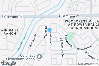Map image of the property - 4142 S Mariposa Dr
