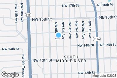 Map image of the property - 1424 NW 6th Ave