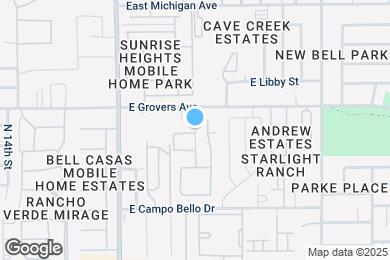 Map image of the property - 17620 N 17th Pl
