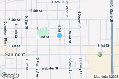 Map image of the property - 114 N Orient St