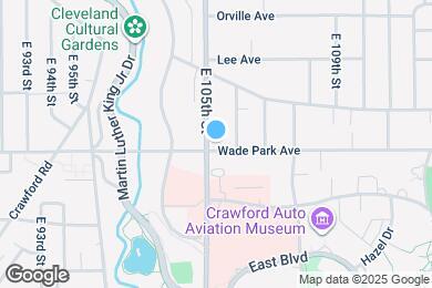 Map image of the property - 1501 E 105th St