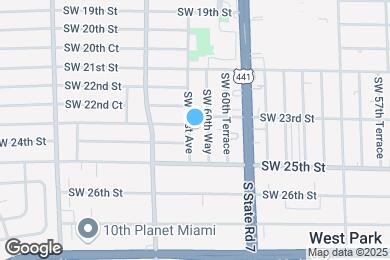 Map image of the property - 2313 SW 61st Ave