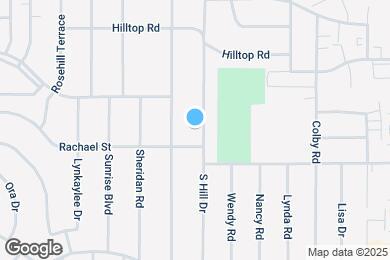 Map image of the property - 1238 S Hill Dr