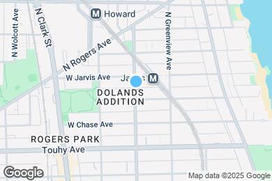 Map image of the property - 7361 N Ashland Blvd