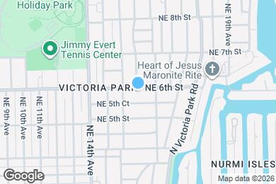 Map image of the property - 1620 NE 6th St