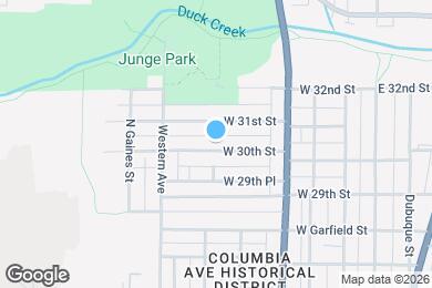 Map image of the property - 430 W 30th St