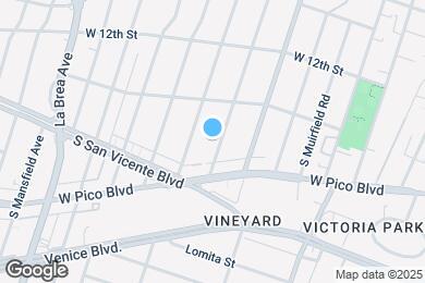 Map image of the property - 1349 S Hudson Ave