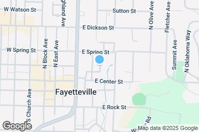Map image of the property - 121 N Washington Ave