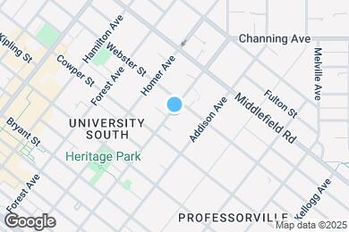 Map image of the property - 568 Channing Ave