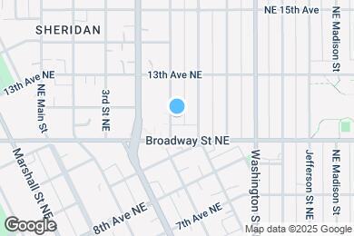 Map image of the property - 1119 4th St NE