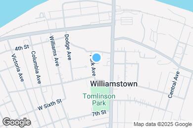 Map image of the property - 405 Park Ave