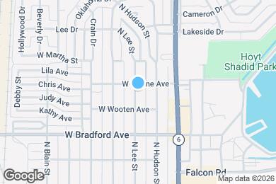 Map image of the property - 1518 N Lee St