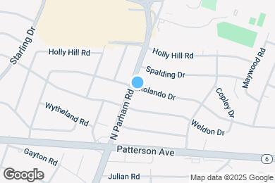 Map image of the property - 8525 Rolando Dr
