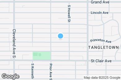 Map image of the property - 1907 Princeton Ave