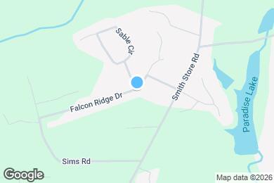 Map image of the property - 170 Falcon Ridge Dr