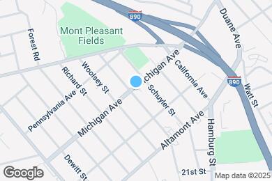 Map image of the property - 422 Michigan Ave