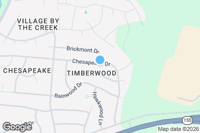 Map image of the property - 3652 Chesapeake Dr