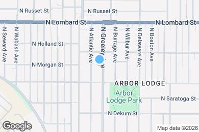 Map image of the property - 7105 N Greeley Ave