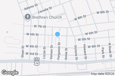 Map image of the property - 505 Ferguson St