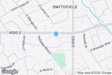 Map image of the property - 2220 E 4500 S