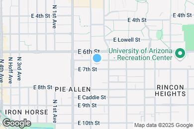 Map image of the property - 915 E 7th St