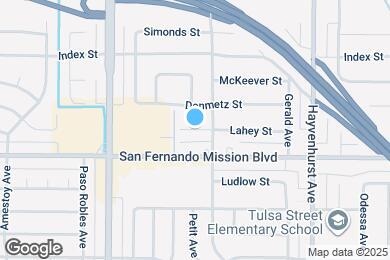 Map image of the property - 11314 Hayvenhurst Ave