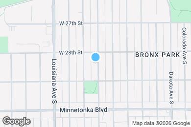 Map image of the property - 2820 Idaho Ave S