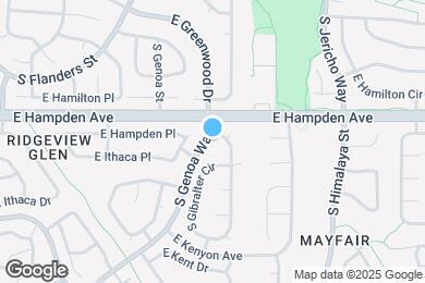 Map image of the property - 3501 S Halifax Way