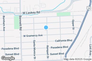 Map image of the property - 233 W Poinsetta Ave
