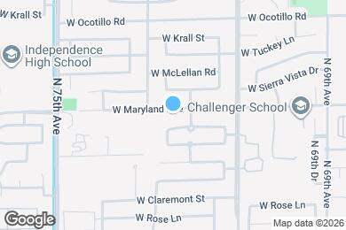 Map image of the property - 7223 W Maryland Ave