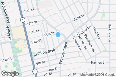 Map image of the property - 1304 Corona St