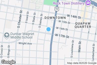 Map image of the property - 510 W 17th St