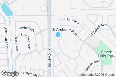 Map image of the property - 18691 E Brown Pl