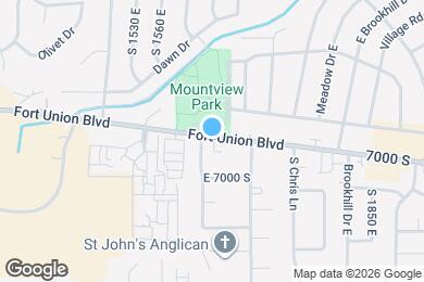 Map image of the property - 1683 East Fort Union Blvd