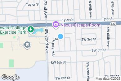 Map image of the property - 231 SW 71st Terrace