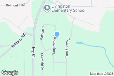 Map image of the property - 150 Tanglewood Dr