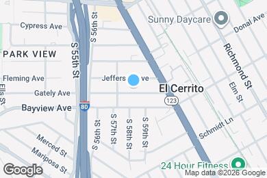 Map image of the property - 5809 Alameda Ave