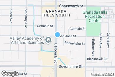 Map image of the property - 10452 Balboa Blvd