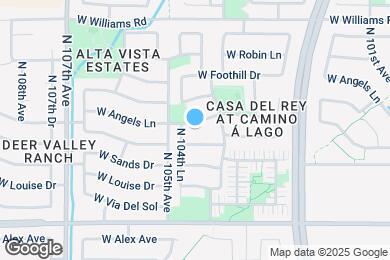 Map image of the property - 10433 W Carlota Ln